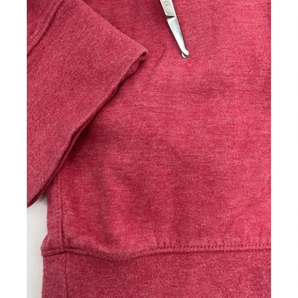 Polo Ralph Lauren Sweatshirt Mens L Salmon Pink 1/4 Zip Up Preppy Pony Pullover
